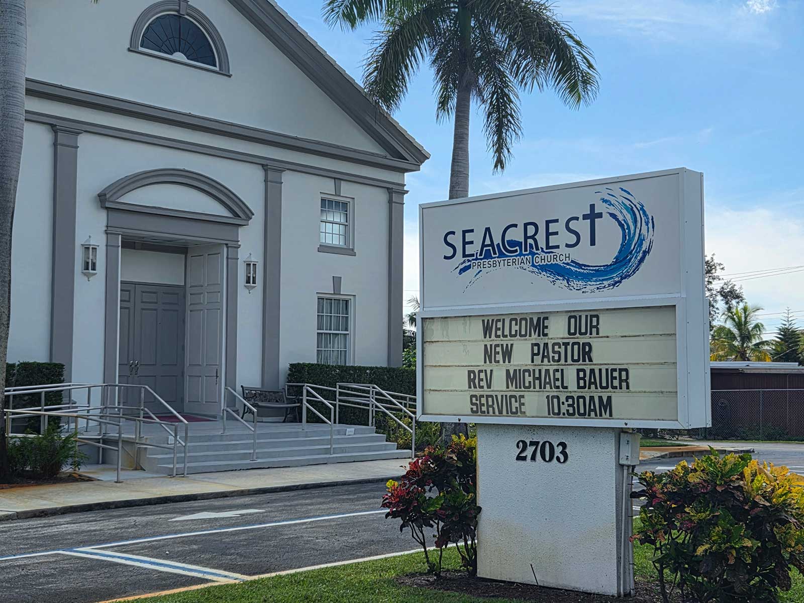 Welcome Pastor Bauer